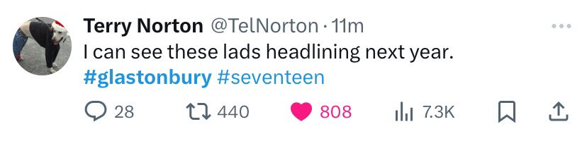 non-fans, locals, and attendees praising #SEVENTEEN @ #GLASTONBURY : a wholesome thread <33