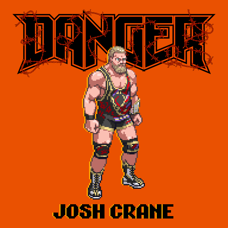 daikokuxart's tweet photo. 2024 
"DANGER" ジョシュ・クレイン
32色マルチパレットドット絵風

Josh Crane, American professional wrestler known as "DANGER"

Illusrator
Photoshop

#pixelart 
#fanart
#LogoDesigns 
#JoshCrane https://t.co/tpi36jd1S5