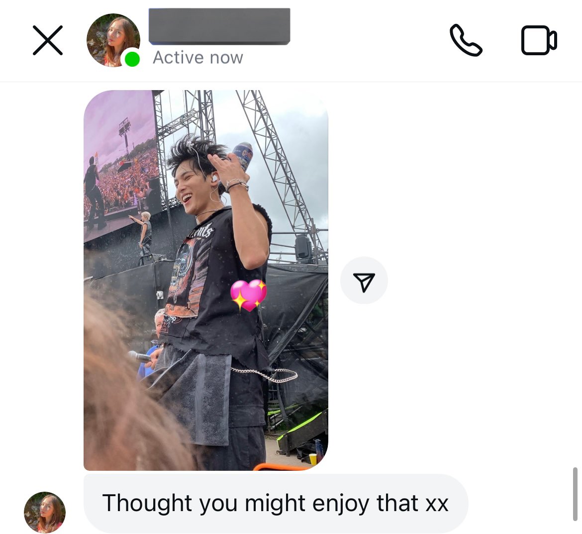 a friend sent me a photo of mingyu 😭🥺 HE LOOKS SO HAPPY HERE AAAAAAAAA :(((