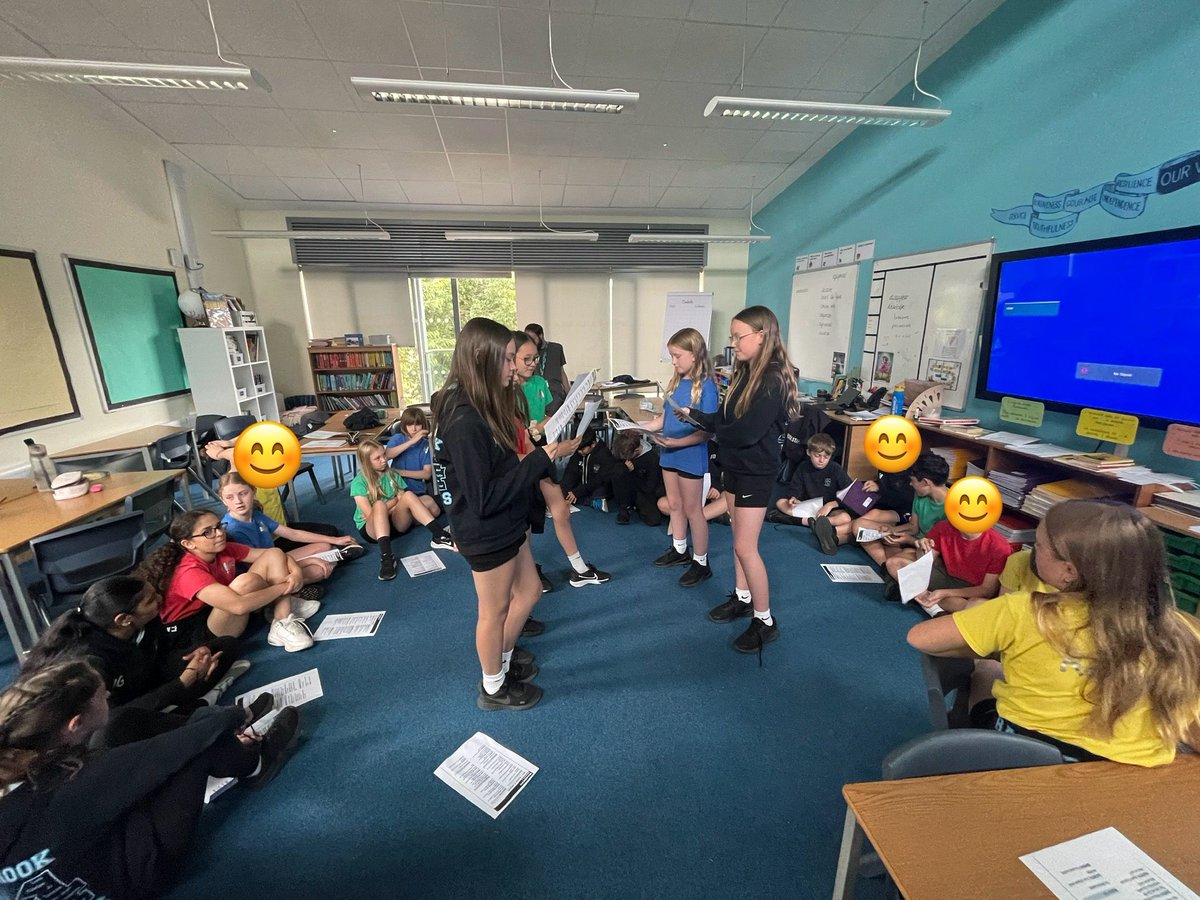 HambrookSchool's tweet photo. #hambrook6 have enjoyed starting Macbeth today!We explored the witches prophecy and brought the opening battle to life using drama skills. https://t.co/wImWTRLzRU