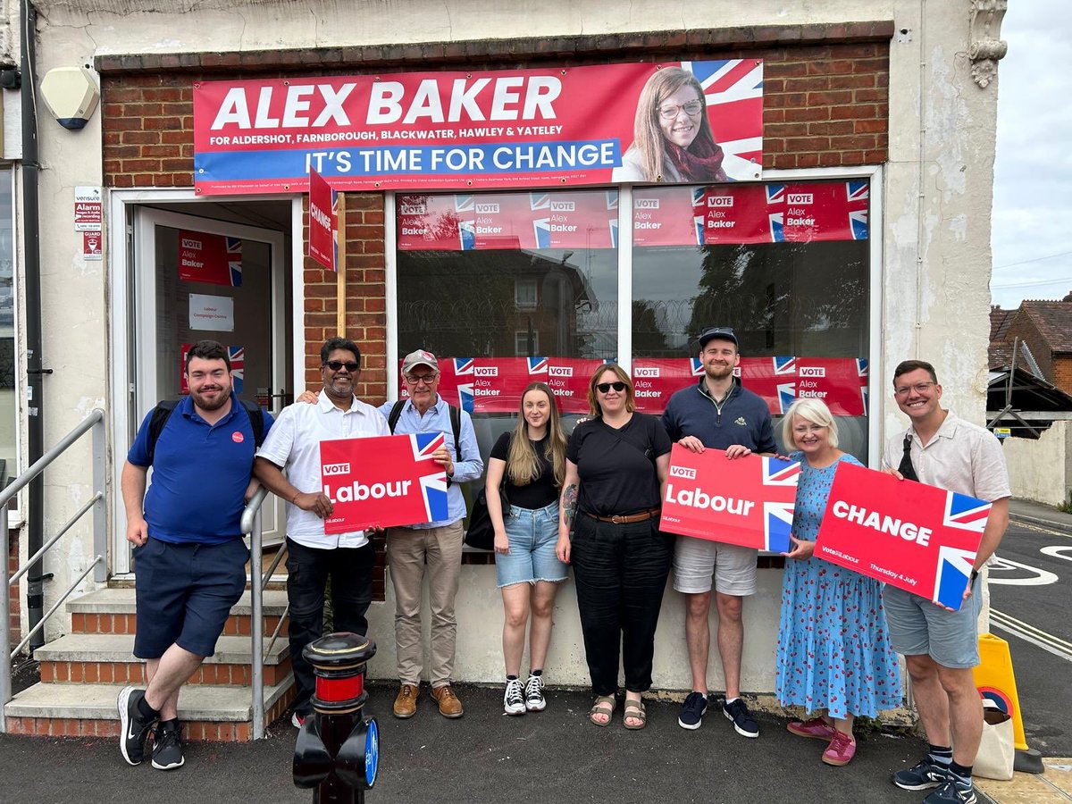 Day out in Aldershot for <a href="/MMLabour/">Mitcham & Morden Labour Party</a>  campaigning on behalf of the fabulous <a href="/Ms_Alex_Baker/">Alex Baker MP</a> who may well be the MP for Aldershot by this time next week.
