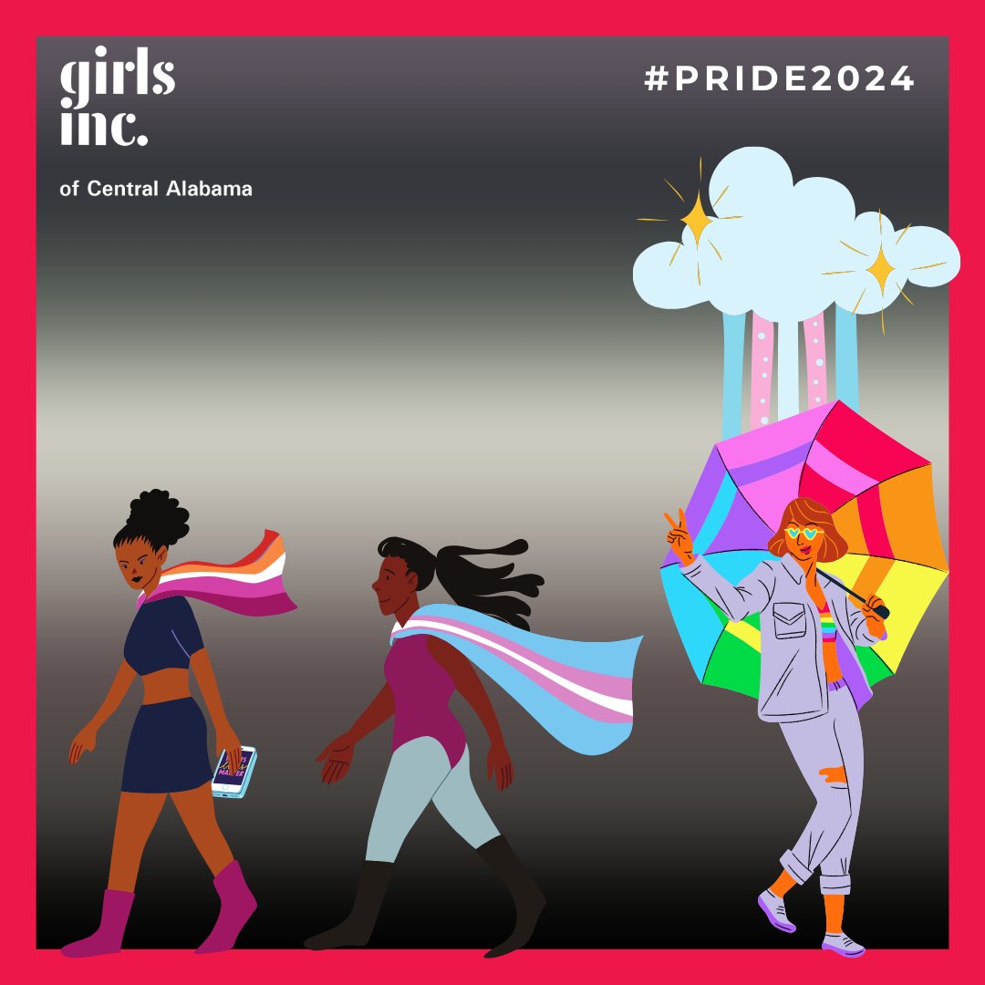 As Pride Month ends, Girls Inc. of Central Alabama is proud to be part of an affiliate network offering empowering programs to all youth who identify as girls. Follow the link to learn more about how our national office supports LGBTQ+ youth! girlsinc.org/pride-month#:~….