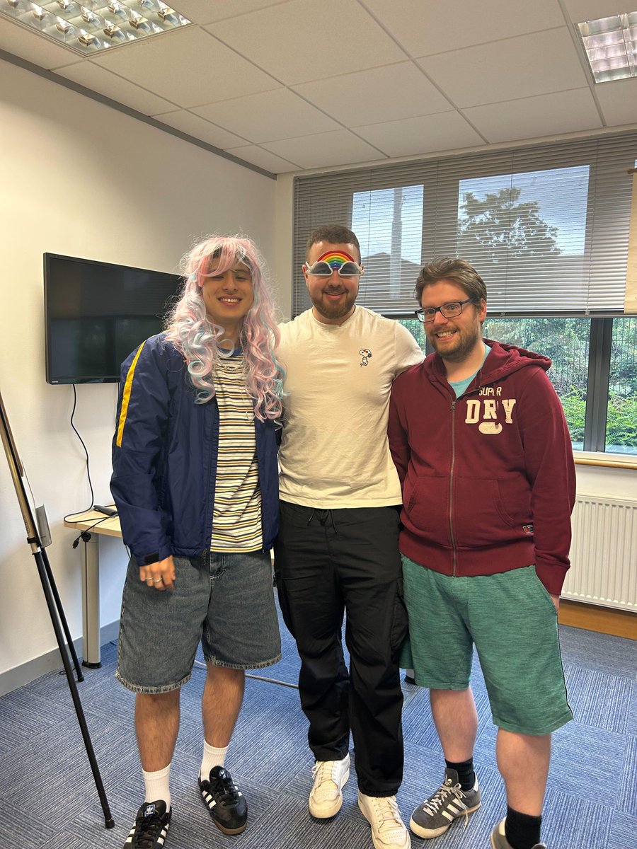 DavidatJDR's tweet photo. Happy Pride Month to all! To celebrate we wore our brightest colours today! As a team, we will continue to embrace love, equality, and diversity every day. ❤️🧡💛💚💙💜 

#PrideMonth #LGBTQ #Inclusion #Diversity #TeamSpirit #LoveIsLove #JDRGroup https://t.co/IqOREvqynm