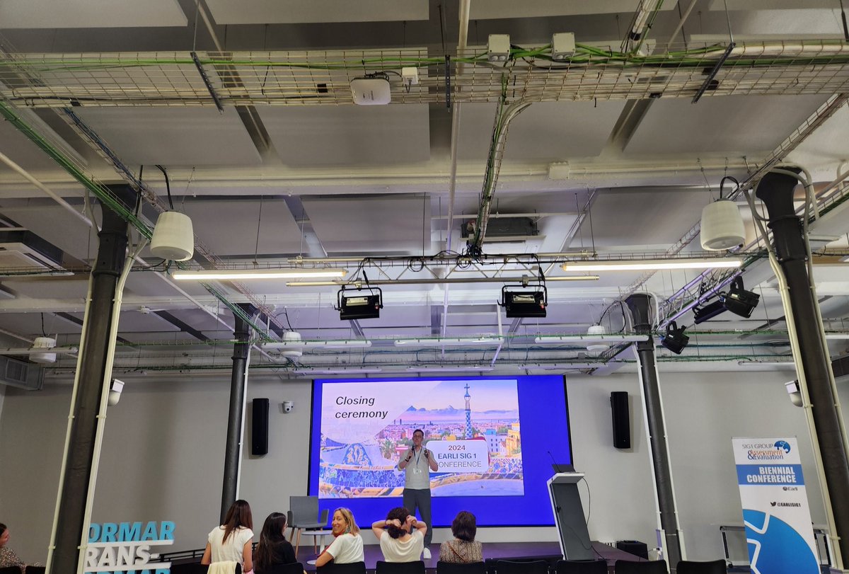 UOC PsicoEdu (@uocpsicoedu) on Twitter photo 👇 Some of the highlights of the closing ceremony of #sig1conference 2024 "Assessment and inclusivity in the era of digital transformation" at <a href="/UOCuniversity/">UOC University</a>.
🤩 Thanks to all the attendees for joining us during these three amazing days!
CC <a href="/EarliSig1/">EARLI SIG 1</a> 👇 Some of the highlights of the closing ceremony of #sig1conference 2024 "Assessment and inclusivity in the era of digital transformation" at <a href="/UOCuniversity/">UOC University</a>.
🤩 Thanks to all the attendees for joining us during these three amazing days!
CC <a href="/EarliSig1/">EARLI SIG 1</a>