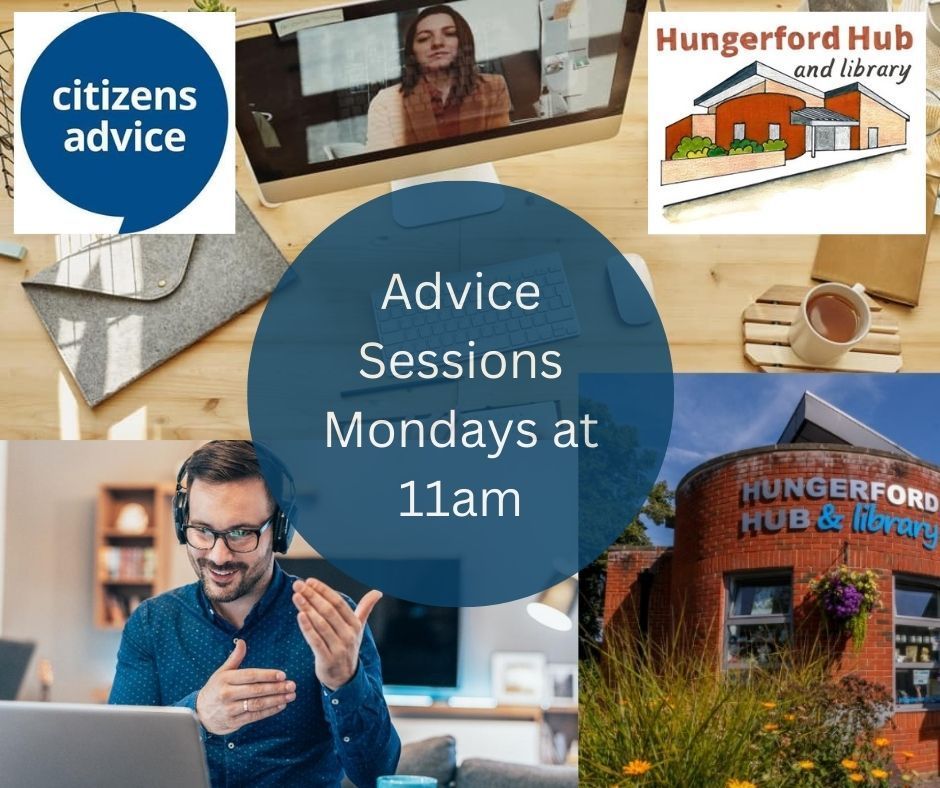 Book to speak to an advisor at Citizens Advice in the Hub on Mondays at 11am. 
Book your session by calling; 01635516605
