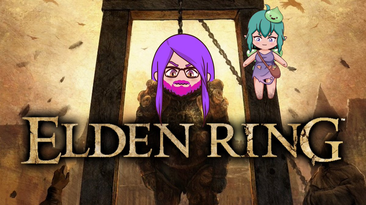 PhizzyBear's tweet photo. Now streaming ELDEN RING with @PurinPuyo: We're gonna kill at least four bosses today. IN the game (not your workplace) https://t.co/G3NCtLJb2L https://t.co/j6YVRPOkph
