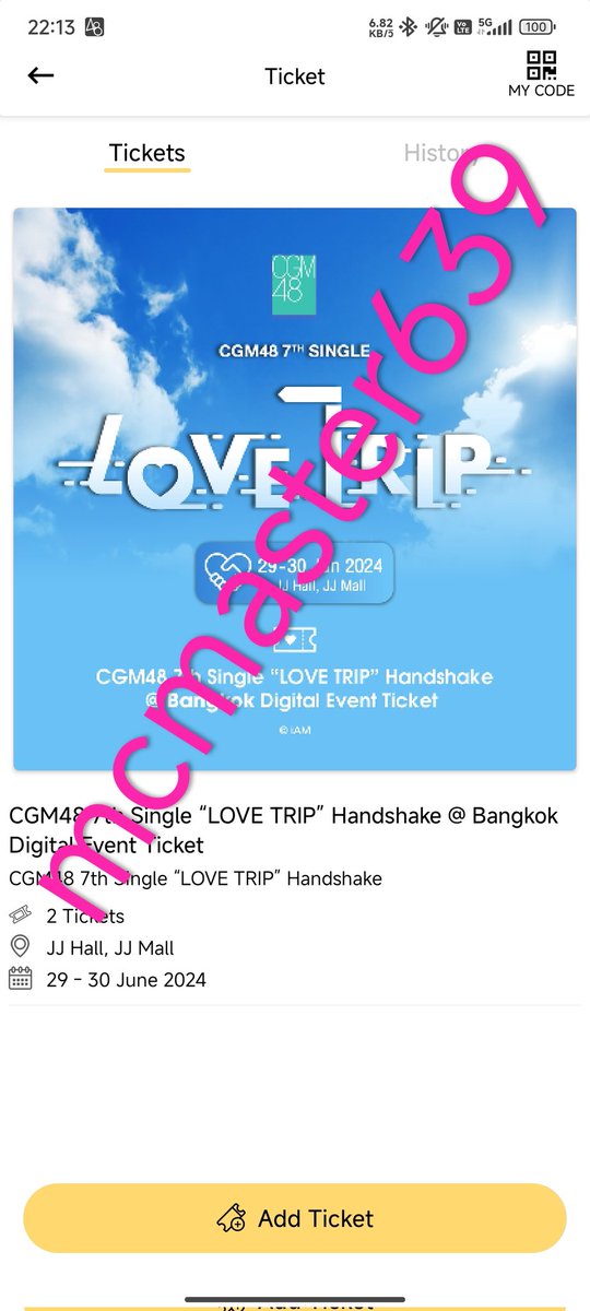mcmaster639's tweet photo. ขายบัตรจับมือ 2 ใบ 700 บาท
DM ได้เลยครับ มีเครดิต
#CGM48Market #ตลาดนัดCGM48 https://t.co/p6arJ7aOHr