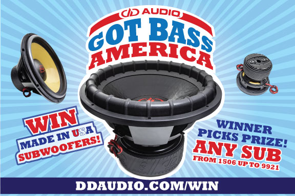 🔊🇺🇸 GOT BASS AMERICA! 🔊🇺🇸 
Enter to win a DD Made in USA Subwoofer! 
Choose your prize from a long list of made in USA subs! 
✍️ ENTER: ddaudio.com/win 
Giveaway starts NOW thru July 31, 2024. 

Continental U.S. entries only.
#caraudio #bass #subwoofer #madinusa #12volt