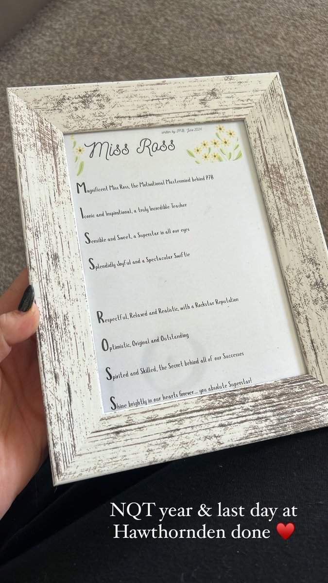 MissHRoss's tweet photo. So chuffed to have officially completed my NQT with a wonderful class! Sad to say goodbye to my P7s and my current school but excited to take on my new P7s in my new school 👩‍🏫 https://t.co/Vh8iqpdYjl