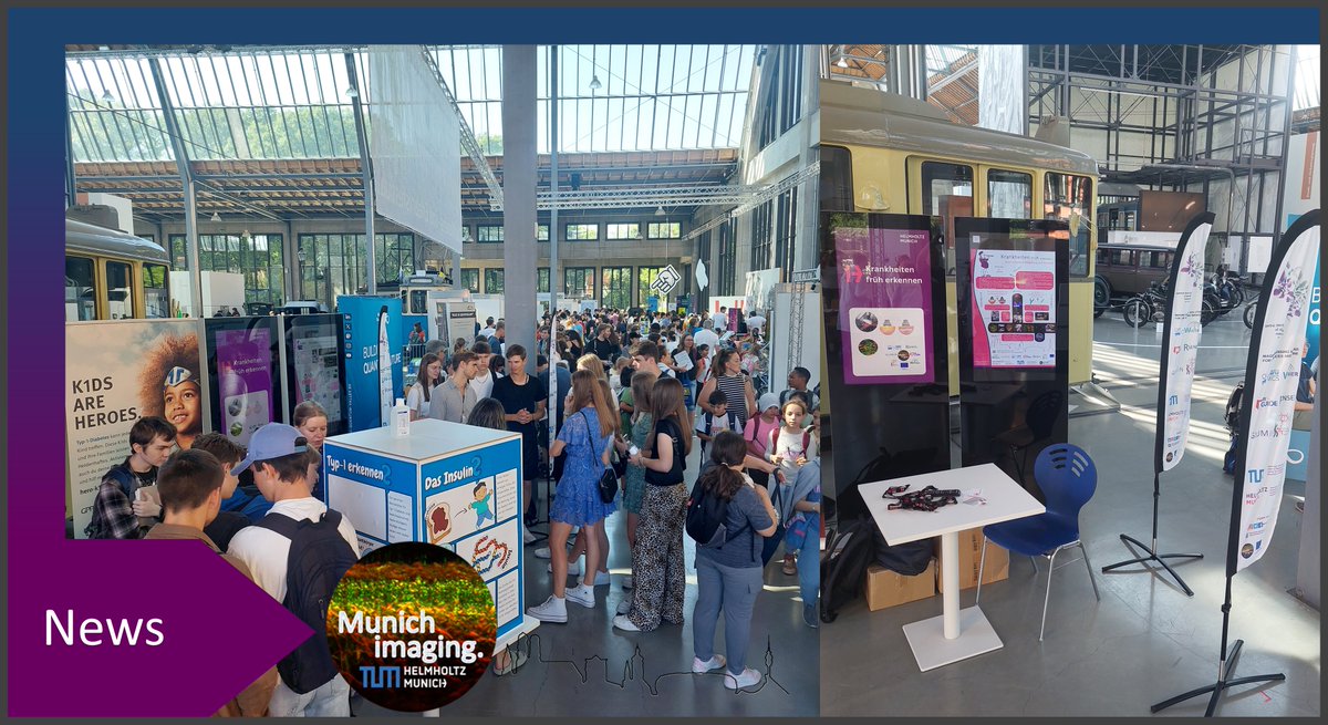 MunichImaging's tweet image. Two more days @forscha in Munich! Visit @munichimaging at our booth @HelmholtzMunich @AWorldWithout_1 #clevergesund. 
Learn about #medical #imaging &amp;amp; #sensing for early detection and prevention of #disease. 

#optoacoustics #fluorescence #diabetes #cardiovascular #cancer