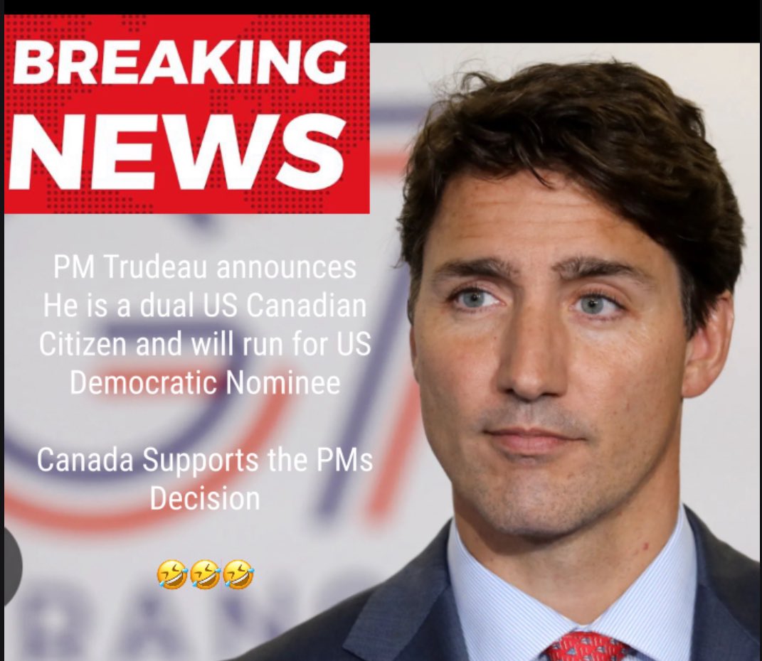 We support our PMs decision - if accepted Canada will provide the US unlimited access to water and oil - Please accept our offer 🤣🤣🤣