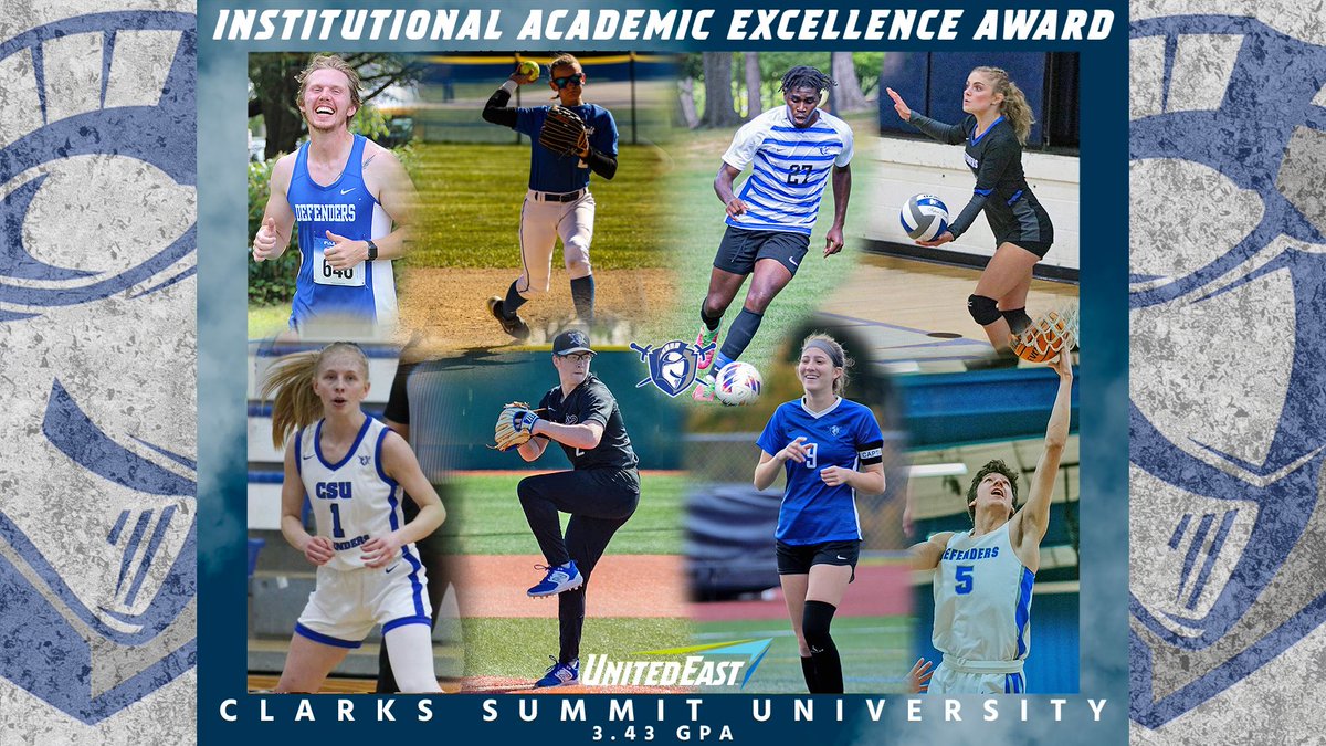 📣 The CSU Defenders earned the 2023-24 United East Institutional Academic Excellence Award, with the highest GPA in the conference!
👏 81 CSU athletes were named to the United East All-Academic Team
🏆 7 CSU sports earned United East Team Academic Awards
gounitedeast.com/news/2024/6/25…