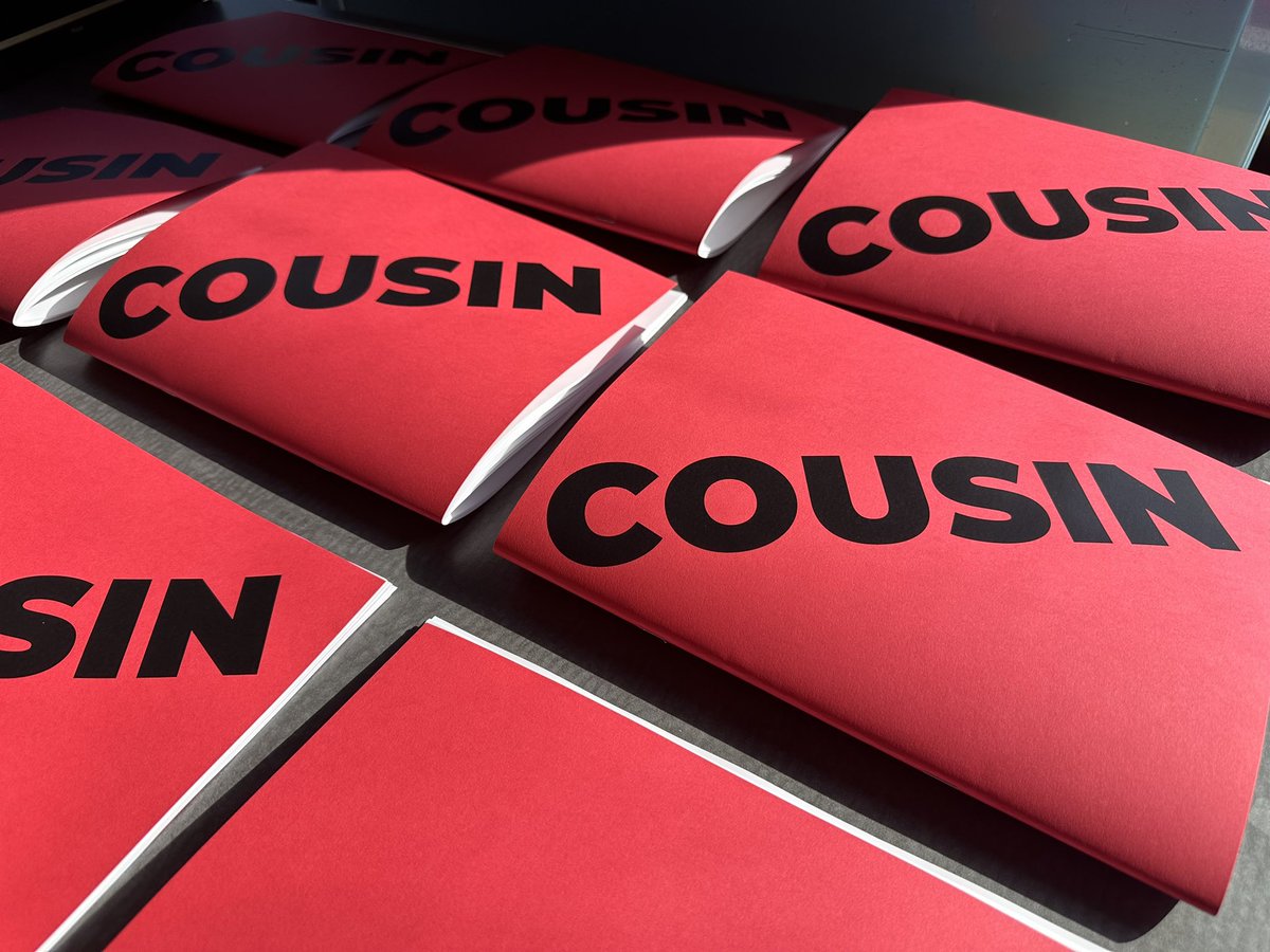 for anyone coming to the <a href="/cousinorg/">COUSIN</a> double feature screening tomorrow at Now Instant, you’ll get one of these programs we’ve made featuring a translation + visual guide to ITAM HAKIM, HOPIIT and some notes on STE. ANNE by @storebrandbrown. 🎟️ here 👉🏽bit.ly/3Vyqavq