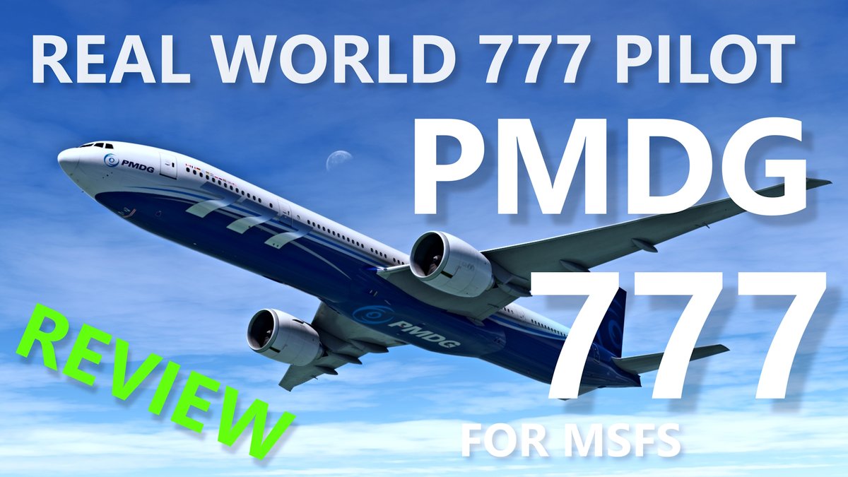Just streamed live, my first impressions of the Boeing 777 in MSFS! Now with real world Boeing 777 experience to compare to! ;) Watch here: youtube.com/live/2fxQBzMl6…