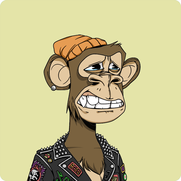 Since i started web3 in 2021 - was a dream to flex a BAYC. Today i joined the gang <a href="/BoredApeYC/">Bored Ape Yacht Club 🍌</a> 

My fav, orange beanie, my earring and my bitchy face (not sad)

Is #apefollowape still a thing?🍌