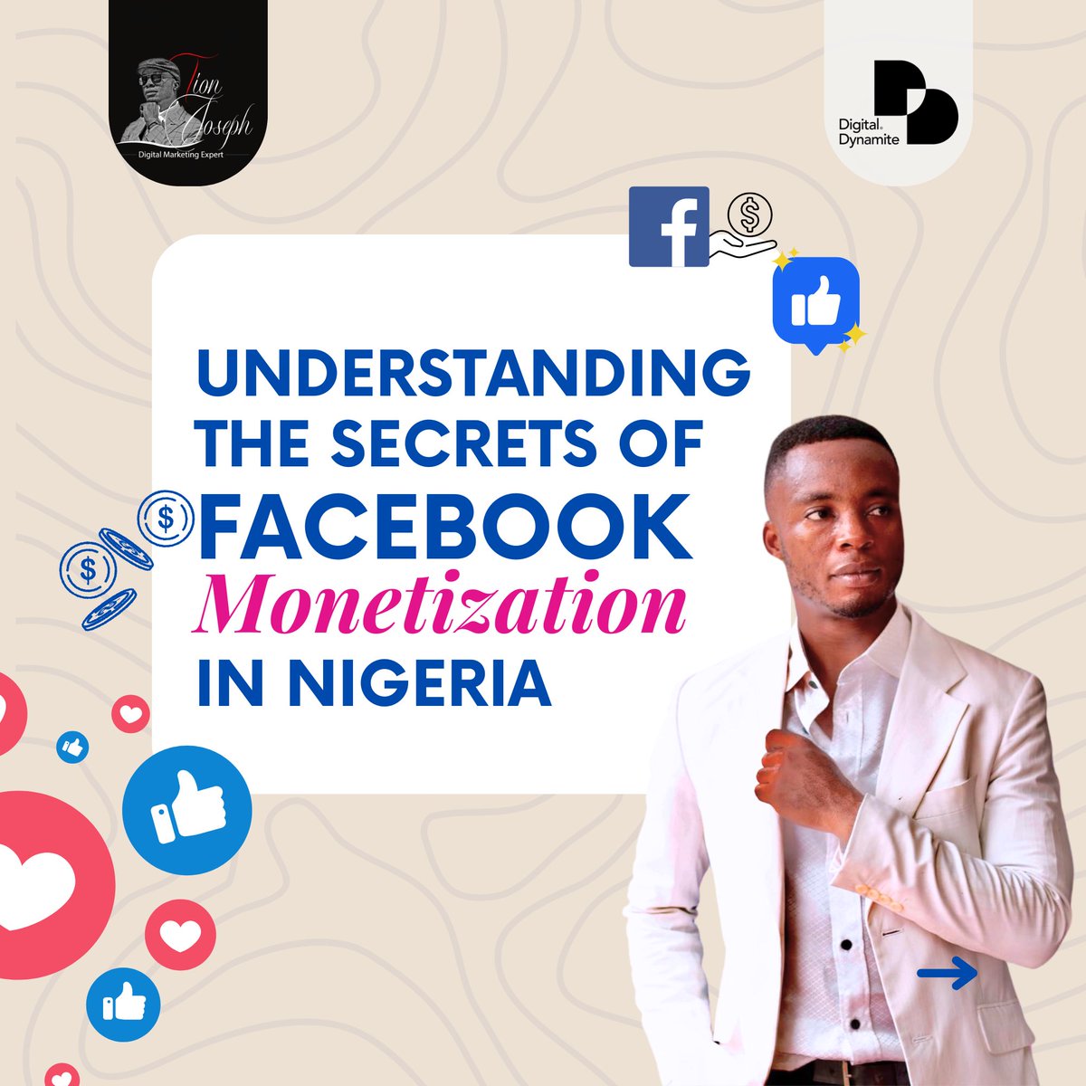 TionJoseph's tweet image. Facebook has officially added Nigeria to the list of eligible countries for monetization.
It’s time to earn those dollars people!
If you are keen on understanding exactly how to start earning using Facebook, join my class now and be glad. 
#facebookmonetization
