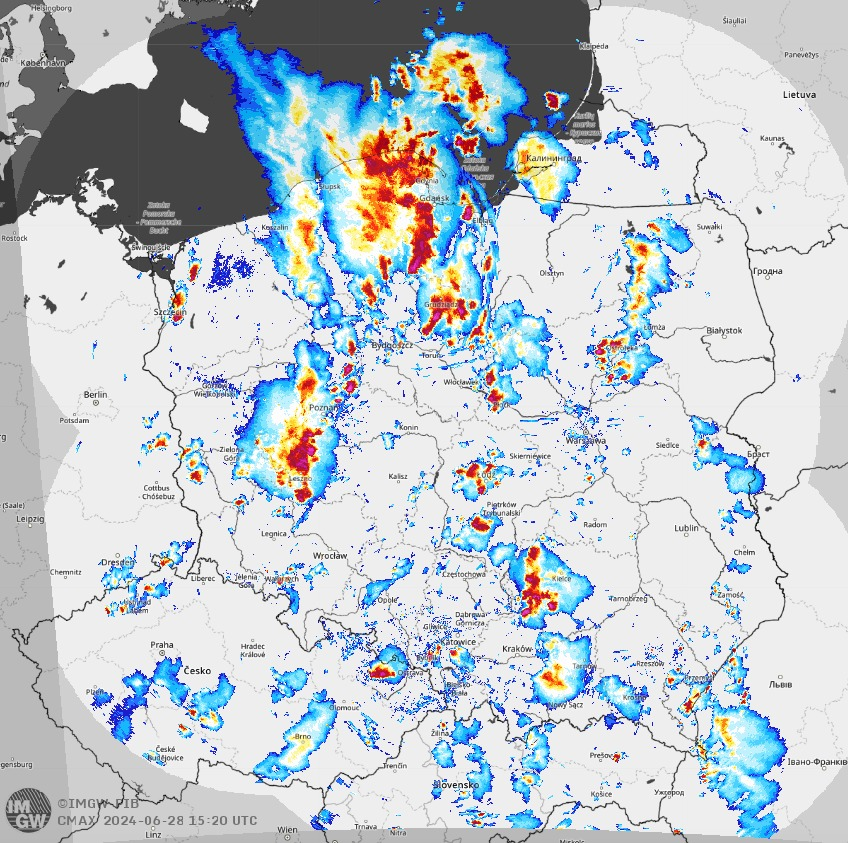 IMGWmeteo's tweet image. #IMGWlive | 17:30 28.06

⛈️Aktualnie najsilniejsze zjawiska burzowe występują w rejonie Trójmiasta. Możliwe jest uformowanie się struktury typu #BowEcho.

F. Gdynia, E. Szewczak
