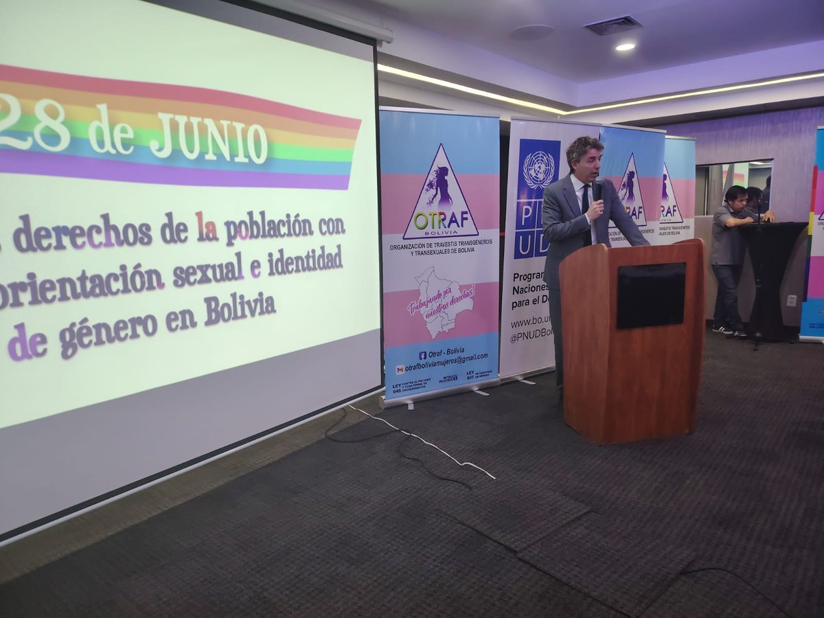 👏Acompañamos muchas acciones esta semana celebrando el #Pride2024. 

Nuestro compromiso se reafirma por una Bolivia libre y orgullosa de sus identidades LGTBQI🏳️‍🌈🇧🇴

#Pride #LoveisLove