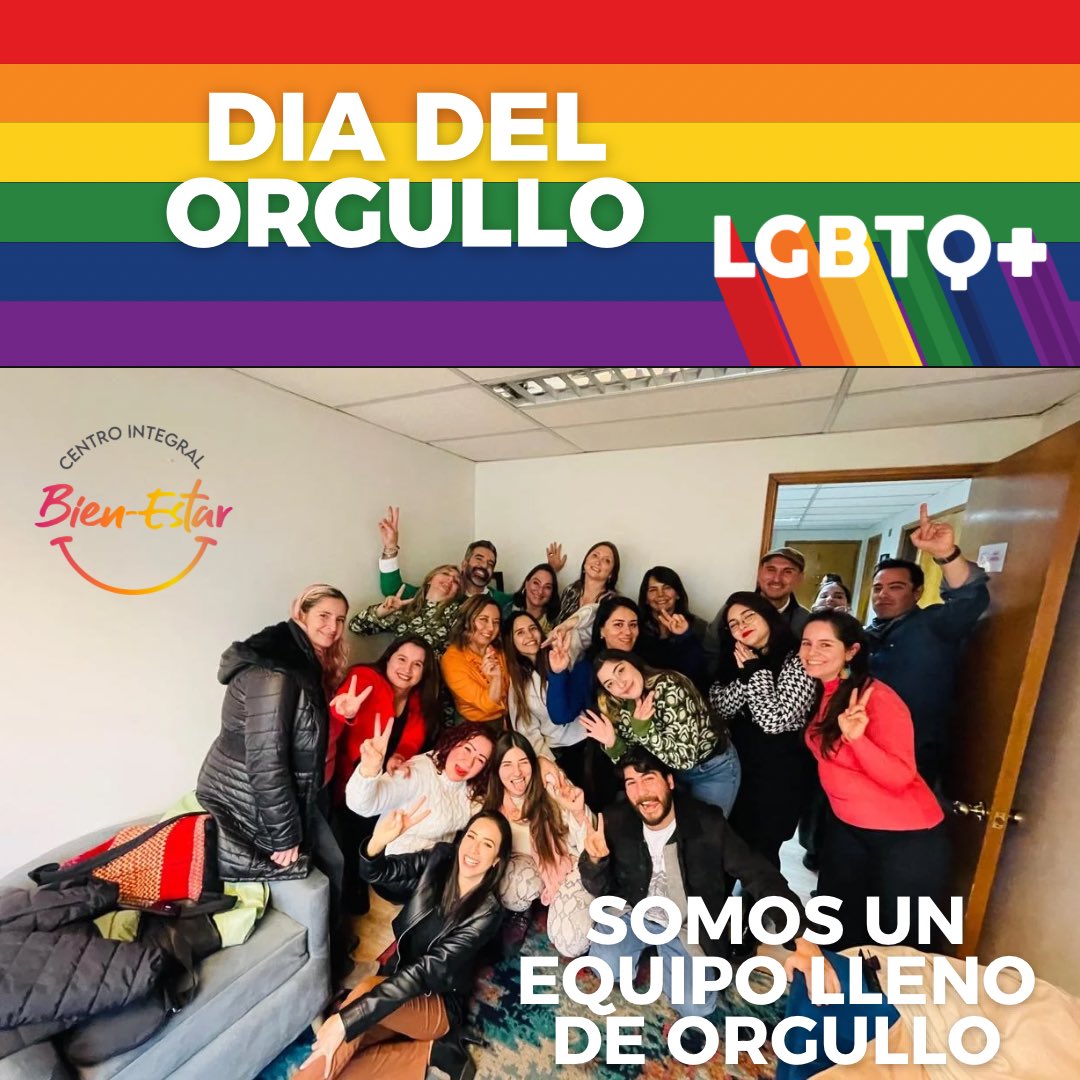 MPFernandez83's tweet photo. En mi centro @Bien_EstarCL somos un equipo lleno de orgullo 🏳️‍🌈 https://t.co/2Rn2LVaybh