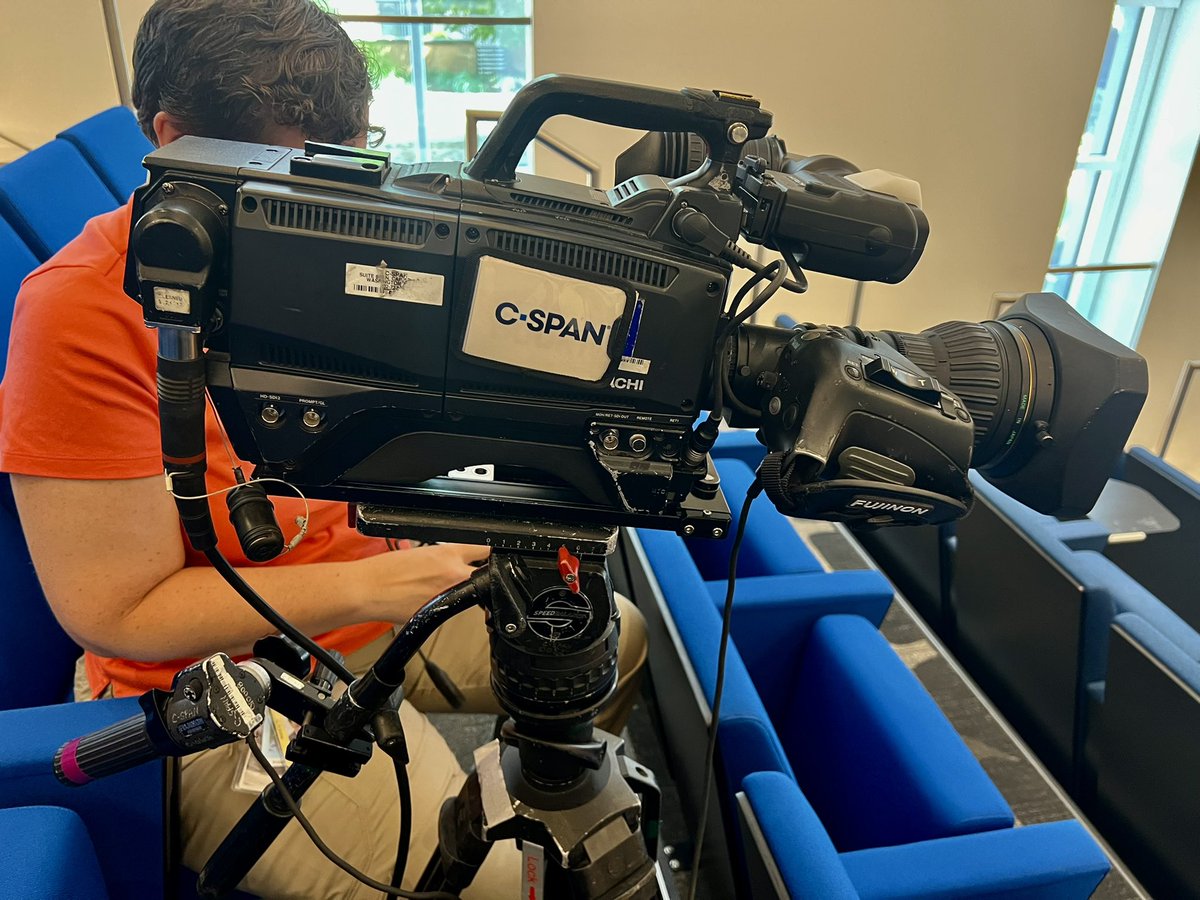 C-Span 3, American History TV, is at our  Marymount University Classroom to record our 2024 James Madison Lecture given by Pulitzer Prize winning author, Stacy Shift.