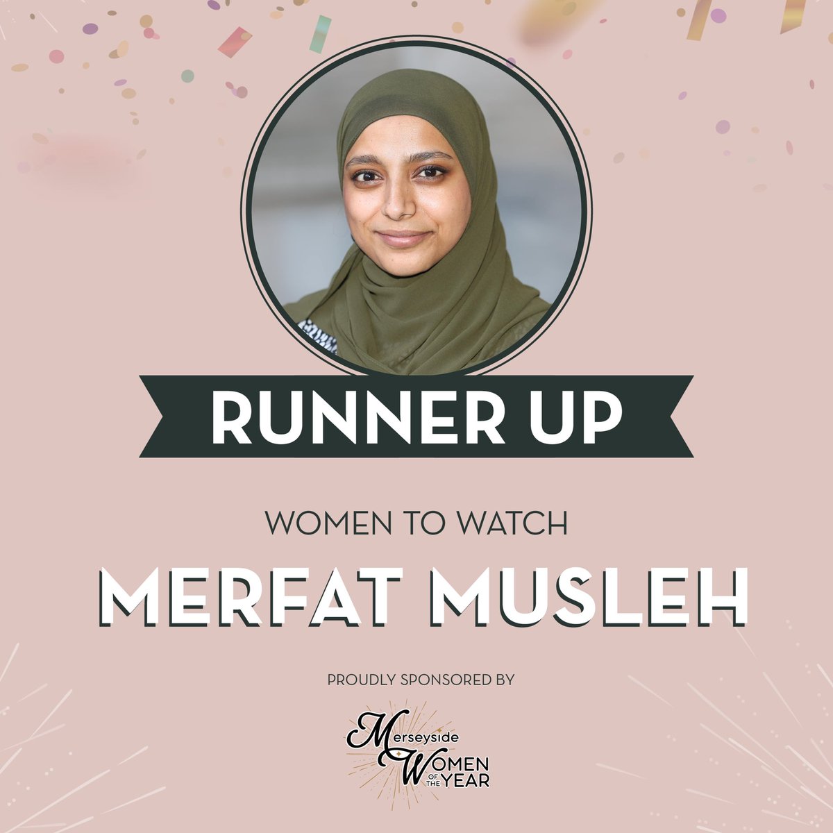 Women to Watch Award sponsored by Merseyside Women of the Year

🥇Winner🥇 Emily McChrystal 

🏅Runner Up🏅Merfat Musleh