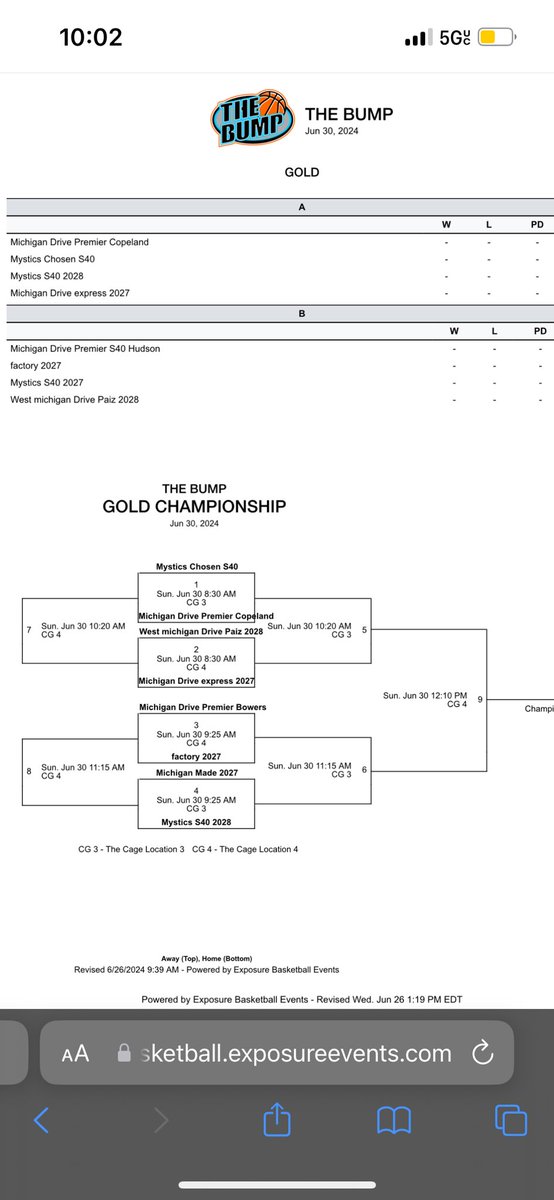 First tournament back this Sunday after returning from school ball! Let’s get it 🔥💪🏽