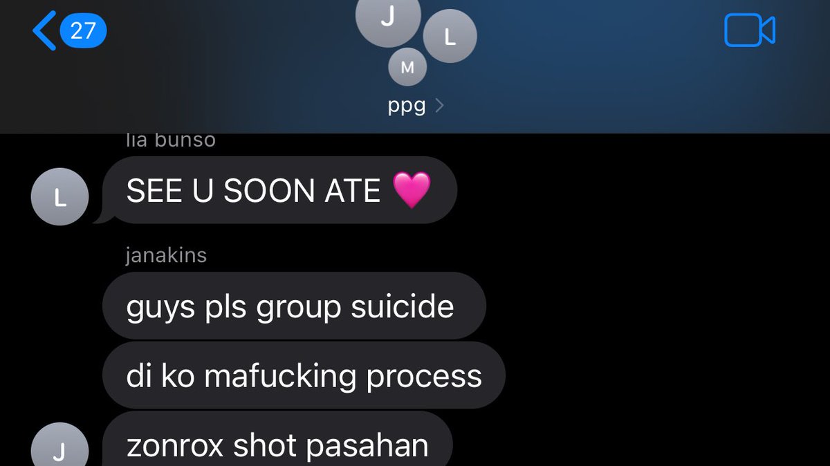 when the entire groupchat sewer cidal after the photo op 😂