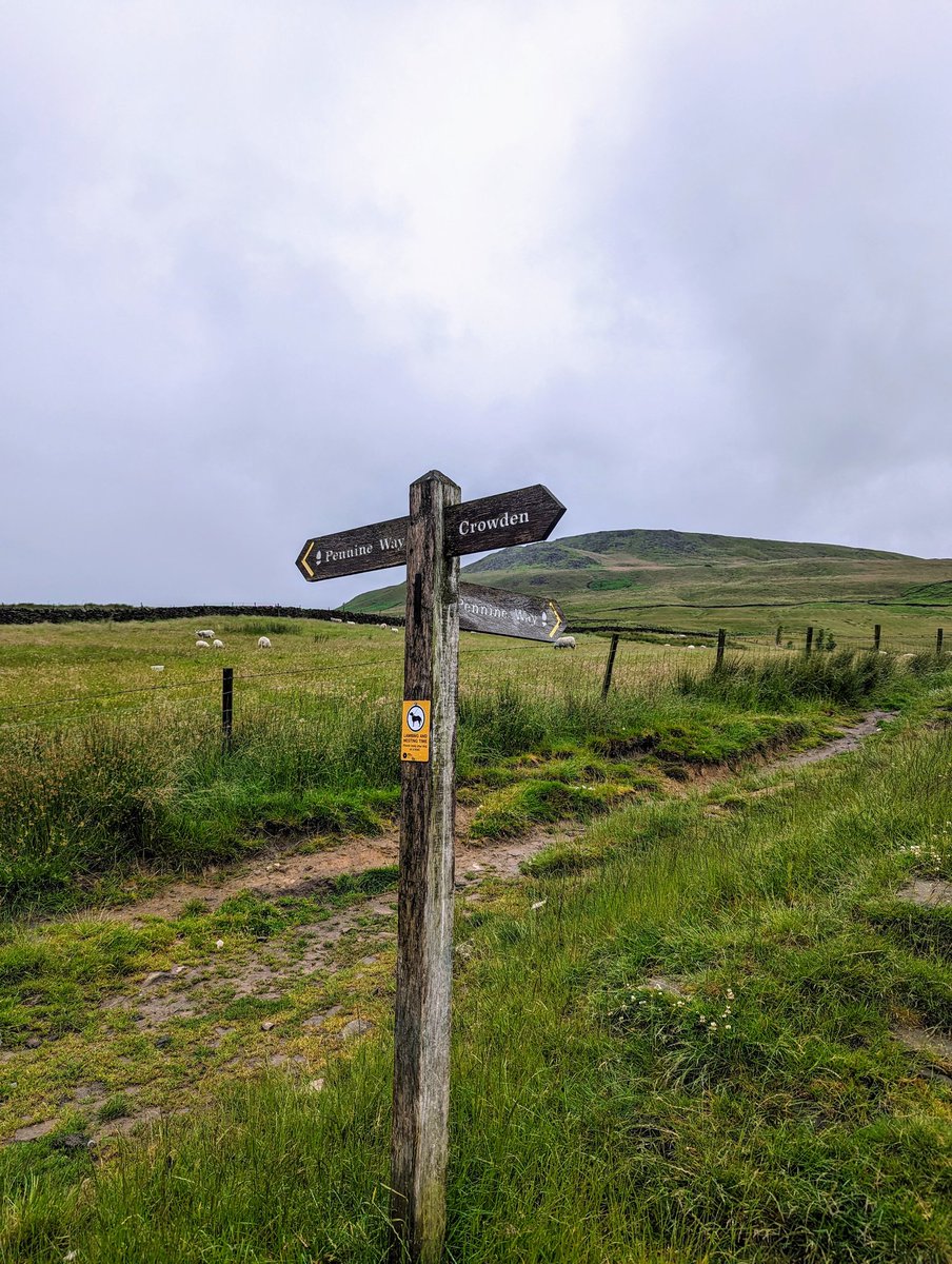 baslovia's tweet image. Time to get back to life after finally completing the end of year marking. Lovely walk today around Crowden Horseshoe with some great Peak District views.