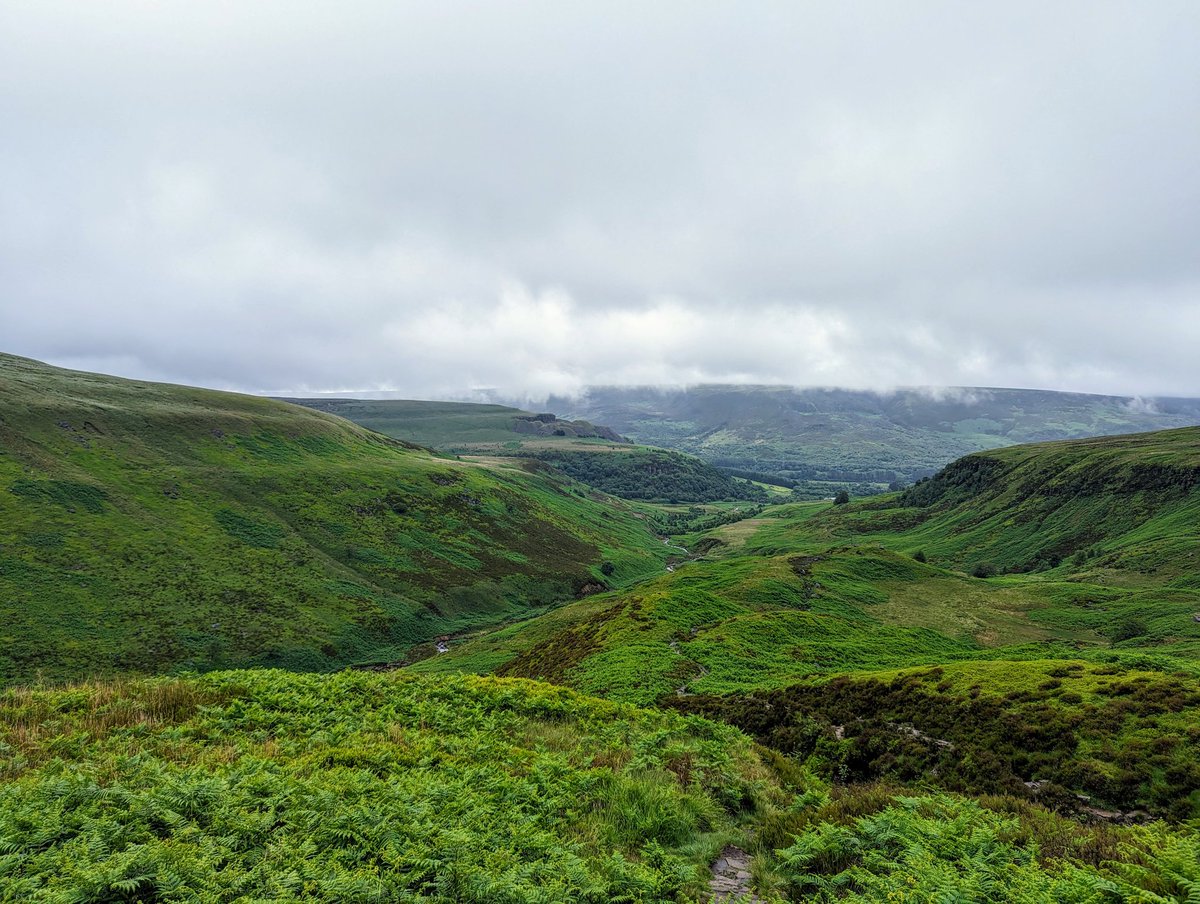 baslovia's tweet image. Time to get back to life after finally completing the end of year marking. Lovely walk today around Crowden Horseshoe with some great Peak District views.