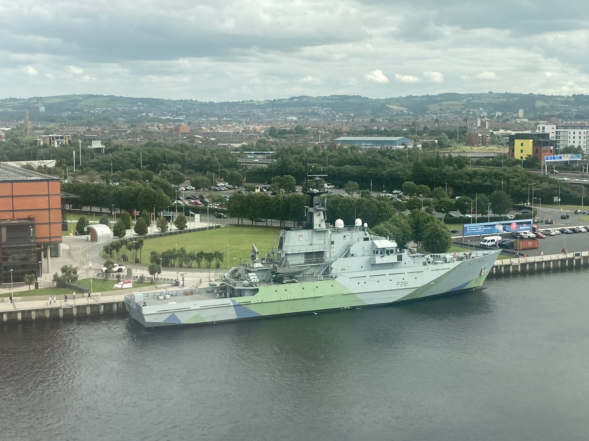 Lot of activity in Belfast this afternoon