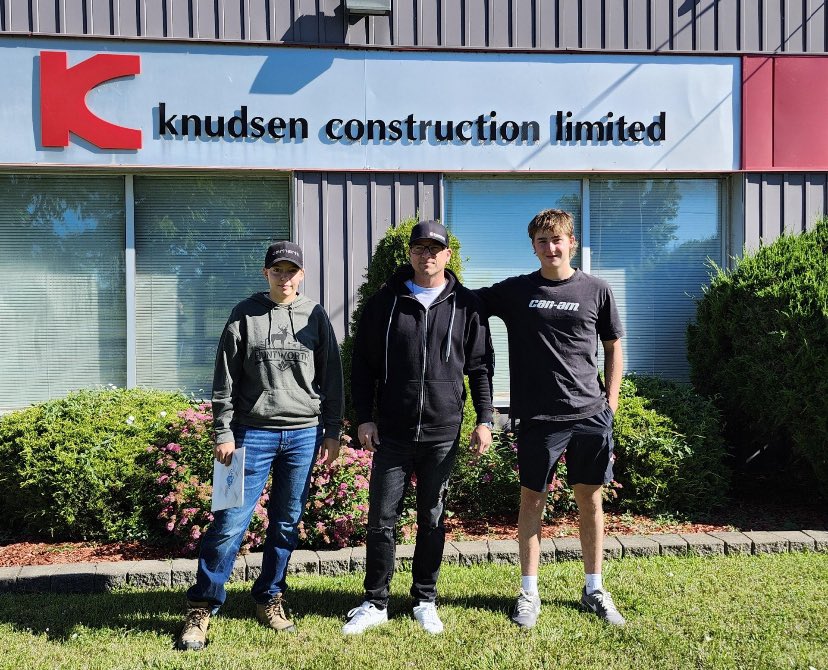 What a tremendous way to end the school year!! Congrats to Hannah W. and Anthony M. from <a href="/StTSecondary/">St. Theresa Catholic Secondary School</a> who both signed their carpentry apprenticeships with Knudsen Construction. <a href="/alcdsb/">ALCDSB</a> #oyap
