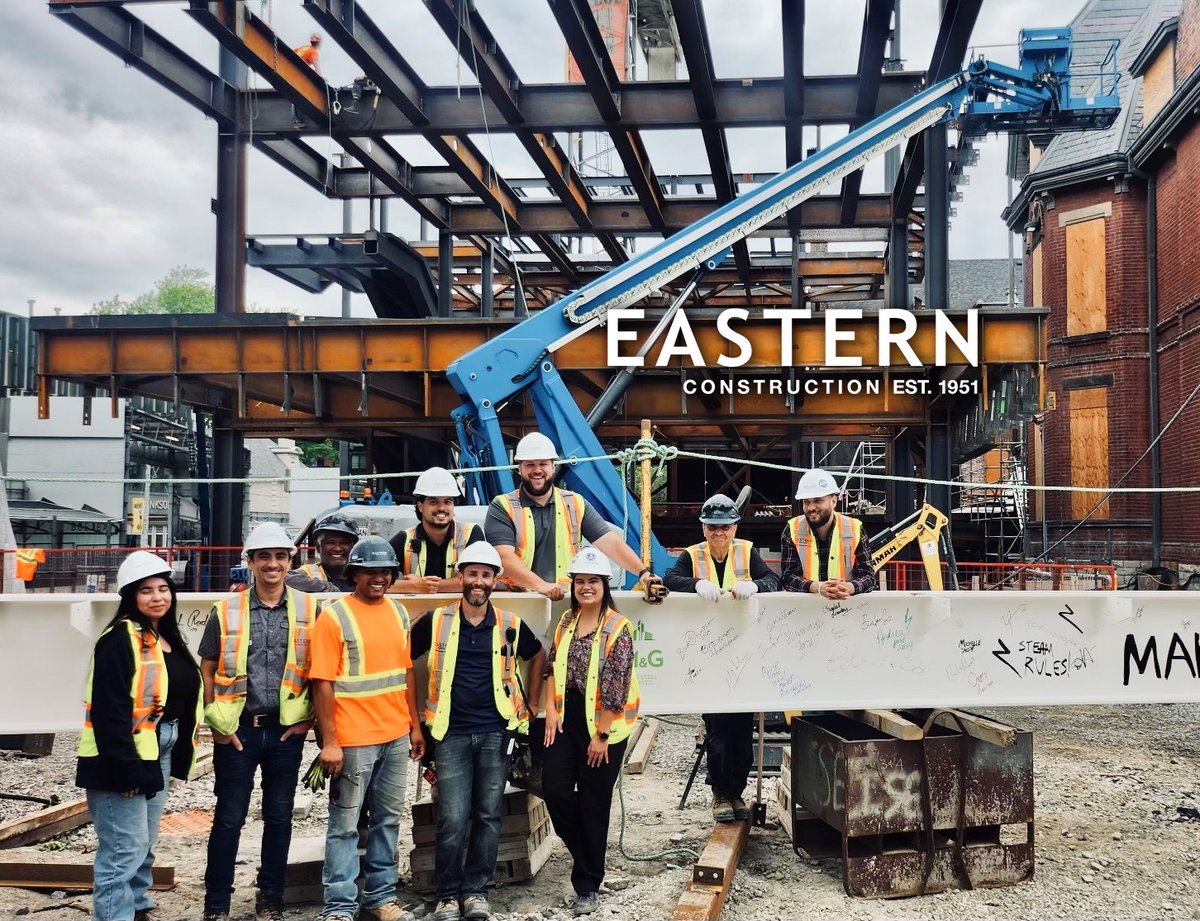 EasternConst's tweet photo. Our team smiling with pride on site at @branksomehall ICAST!
#construction #constructionsite #torontoconstruction https://t.co/lNRf7EjmQl