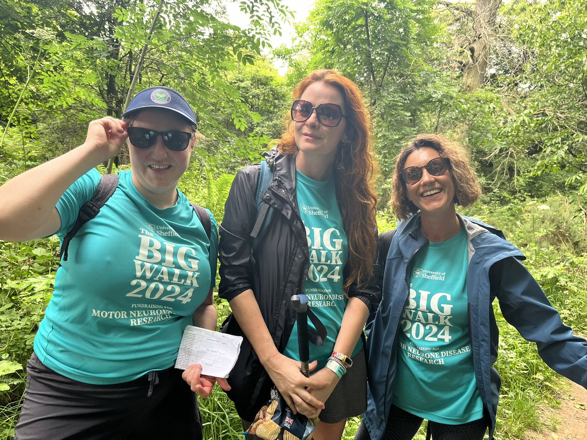 AnnieGoss's tweet photo. I had a great time volunteering for the #TUOSBigWalk today! Completely inspired by all of the @sheffielduni staff and alumni raising funds for vital research into #MND. If you can donate then please do 💙https://t.co/fu97UYYaRi https://t.co/tbL7QOGE3w