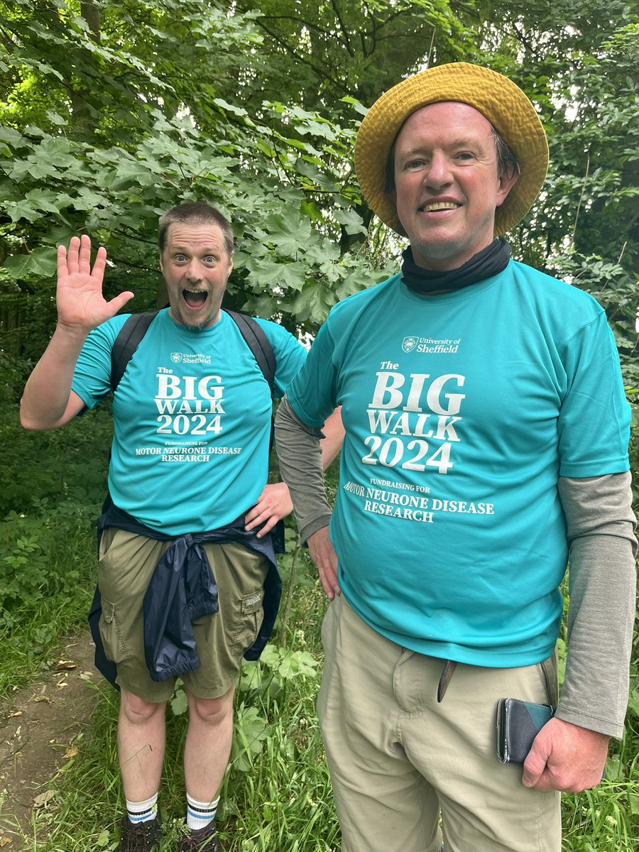 AnnieGoss's tweet photo. I had a great time volunteering for the #TUOSBigWalk today! Completely inspired by all of the @sheffielduni staff and alumni raising funds for vital research into #MND. If you can donate then please do 💙https://t.co/fu97UYYaRi https://t.co/tbL7QOGE3w