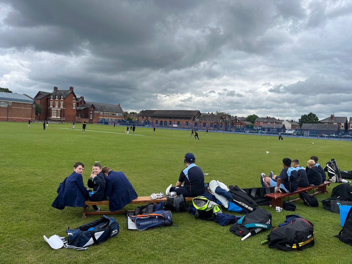 A great experience today for some of our cricketers! 

ASCC 93-4 
Sam C 20* retired 
Reuben S 15

SGS 95-5 
Alfie KM 2 wickets
Harry R 1 wicket 
Albert W a run out

A brilliant effort and the students loved every minute! <a href="/allsaintsccduk/">All Saints CC</a>
Thanks <a href="/stockportgs/">Stockport Grammar</a> for having us!