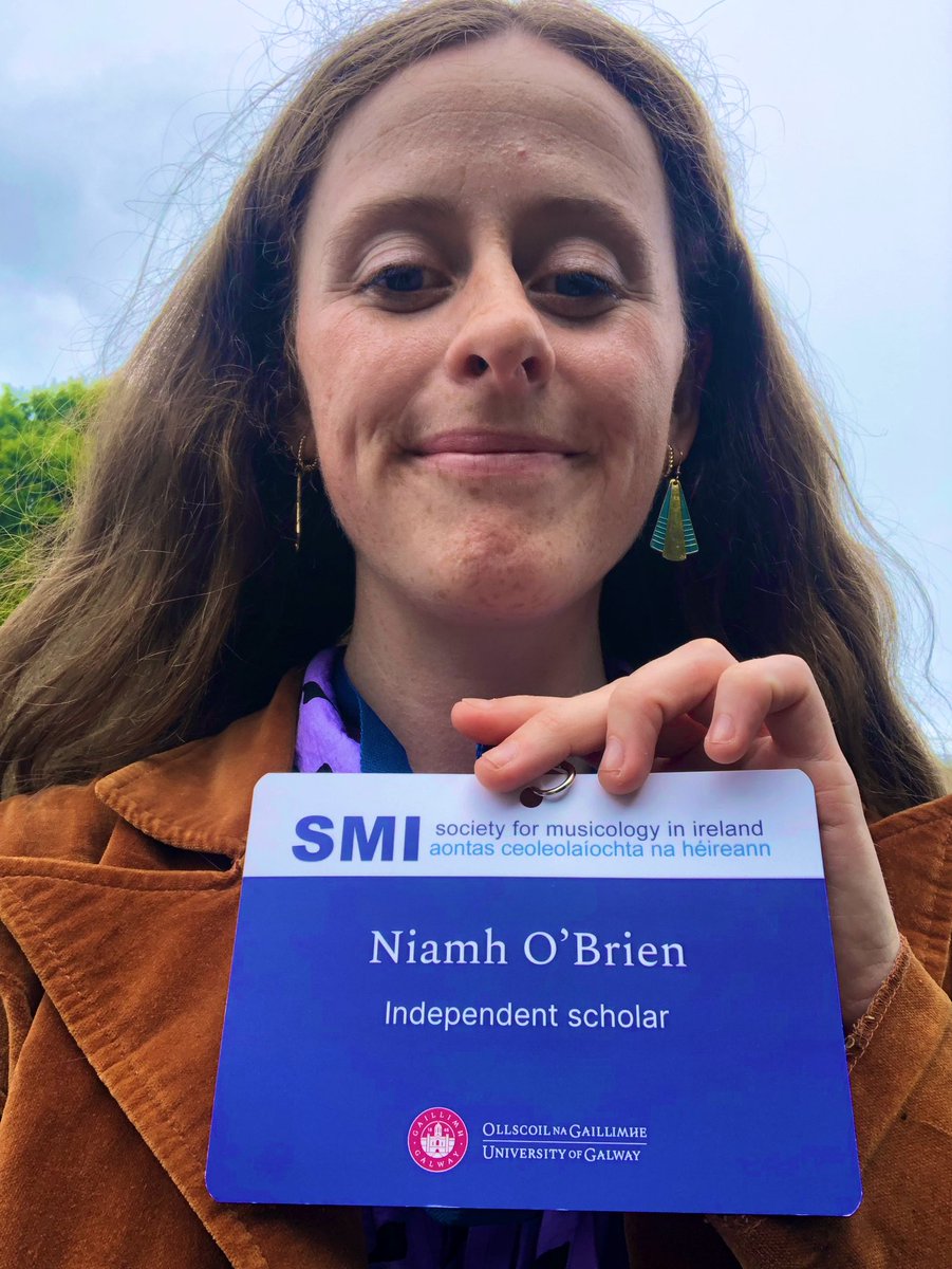 Niamh O' Brien (@niamhobrienharp) on Twitter photo I’m now an independent woman AND an independent scholar. Really enjoyed presenting at the <a href="/SMI_Musicology/">SMI Musicology</a> conference today at the University of Galway I’m now an independent woman AND an independent scholar. Really enjoyed presenting at the <a href="/SMI_Musicology/">SMI Musicology</a> conference today at the University of Galway