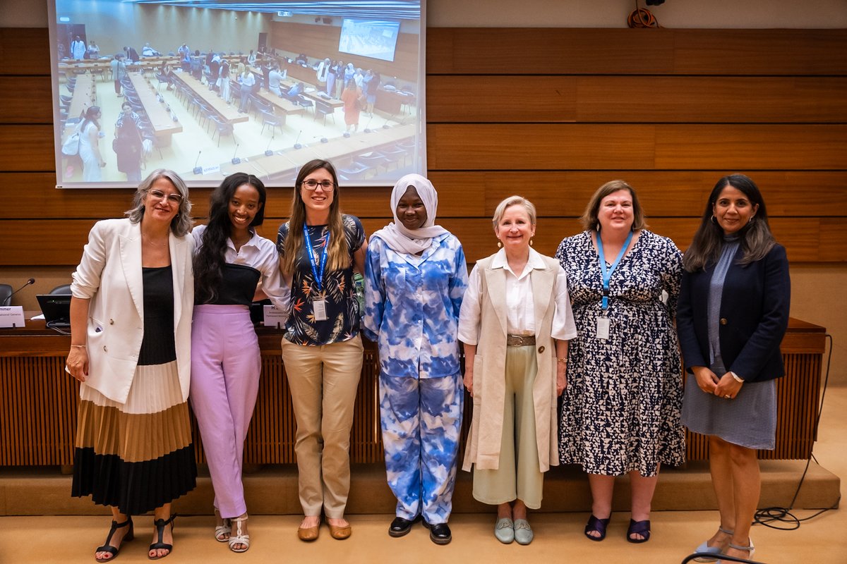 Many thanks to today's Strengthening Girls' Rights at the #UN panelists 🙏. <a href="/claire_mahon/">Claire Mahon</a> presented new findings from the Girls' Rights are Human Rights report, ahead of publication later this year, highlighting the need to reinforce the defence of girls' rights internationally.