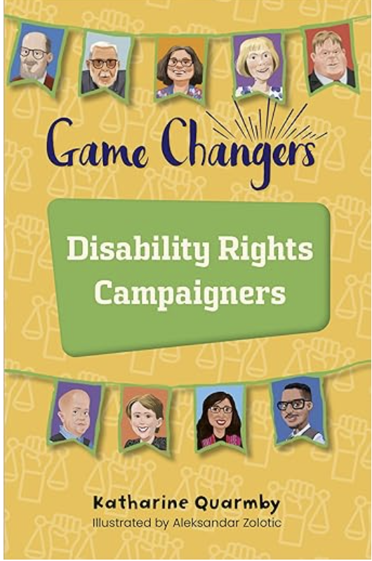 KatharineQ's tweet image. Publication day for this book about the disability rights movement  with portraits of some of the campaigners who have wheeled, marched and signed for civil rights. Illustrated by Aleksandar Zolotic, thanks to @AbiaAkram, @TommyShakes, @Tanni_GT, @eddiendopu and @BnsJaneCampbell
