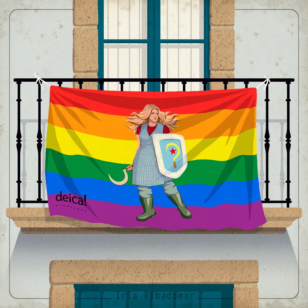 🏳️‍🌈 Vidas, amores e corpos de tódalas formas e cores! 
#ninmortasninescravas ...VIVAS, CEIBES, E ORGULLOSAS!!! 

#OrgulloLGTBIQ