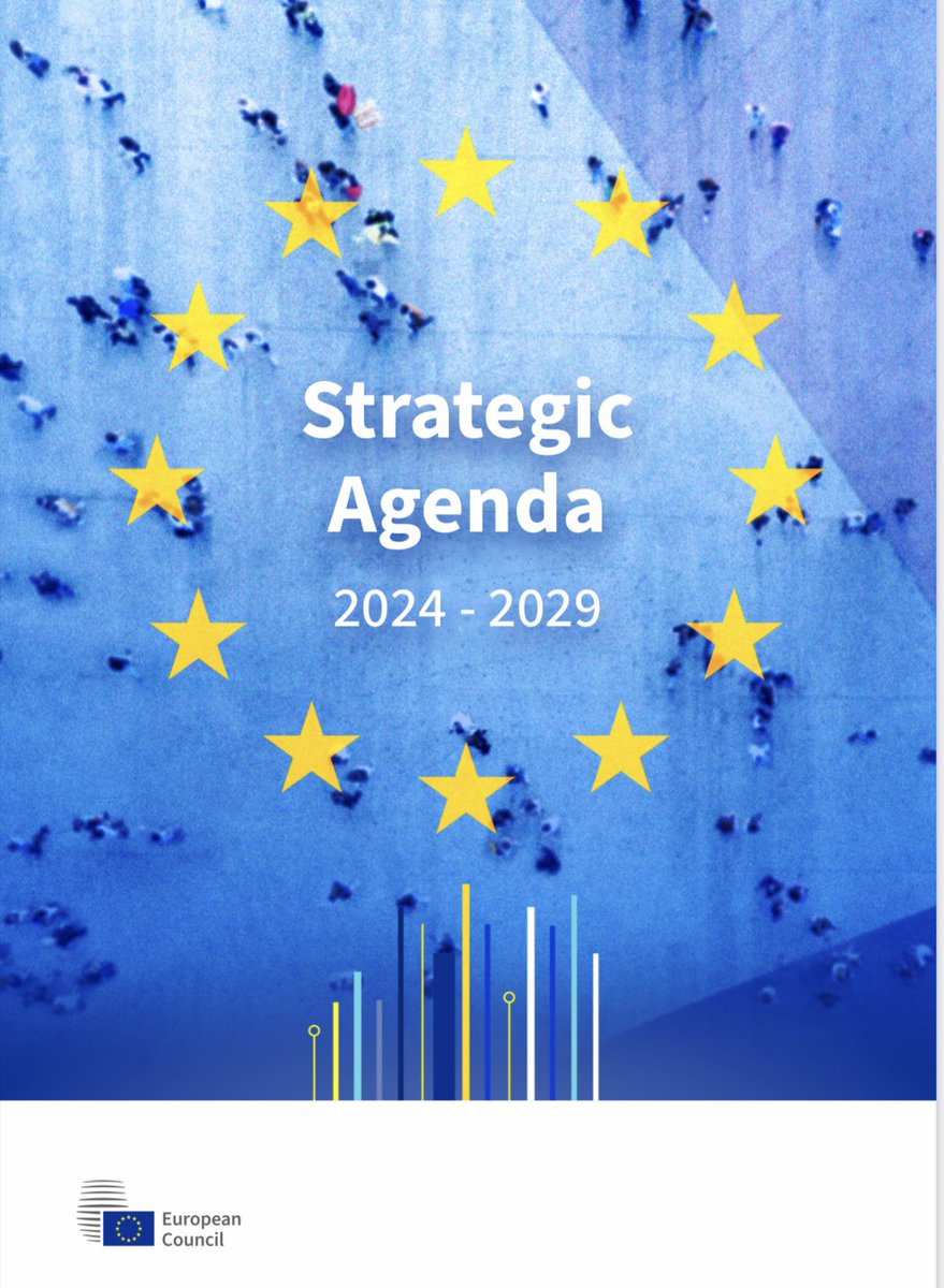 Nu har vi satt EU:s kurs för de kommande 5 åren. Jag välkomnar EU:s nya strategiska agenda som ligger väl i linje med Sveriges prioriteringar: stödet till Ukraina, försvar och säkerhet, konkurrenskraft, grön omställning, migration, organiserad brottslighet &amp; rättsstatsprincipen.