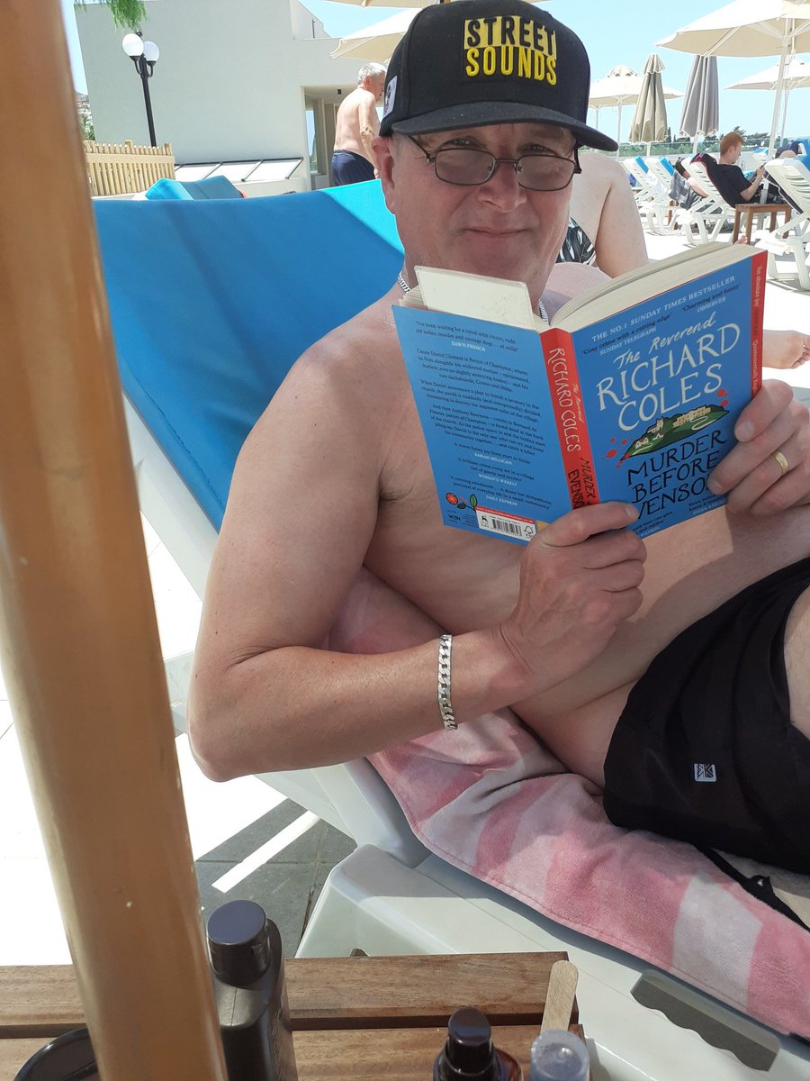 sounding_sean's tweet photo. My usual 'go to' kinda books are terrorism or war thrillers.  So for holiday fancied something light hearted &amp; different, and @RevRichardColes "Murder Before Evensong" is just that.  Fantastically funny. Thank you https://t.co/KXpE4aOB0G