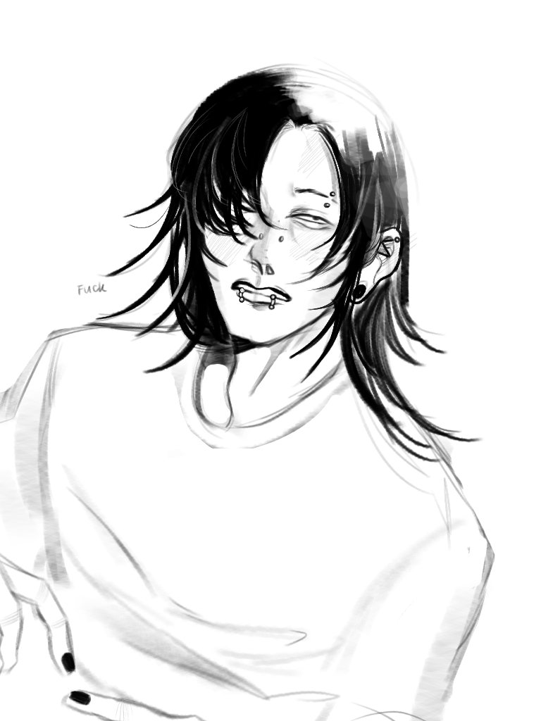 Our depressed potato with piercings