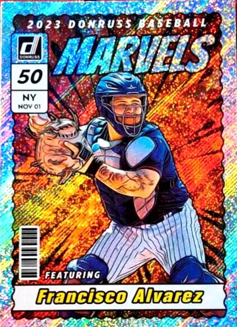 🚨METS GIVEAWAY 🚨 

LETS KEEP THE HOT STREAK GOING! 🔥 

⚾️ 2023 Donruss Francisco Alvarez Foil MarvelsRookie Card

To Enter:
💙 Follow Us
🧡 Retweet

*Bonus Entry*
- Tag A #Mets fan 

Winner Called Sunday 7:00 PM #LGM