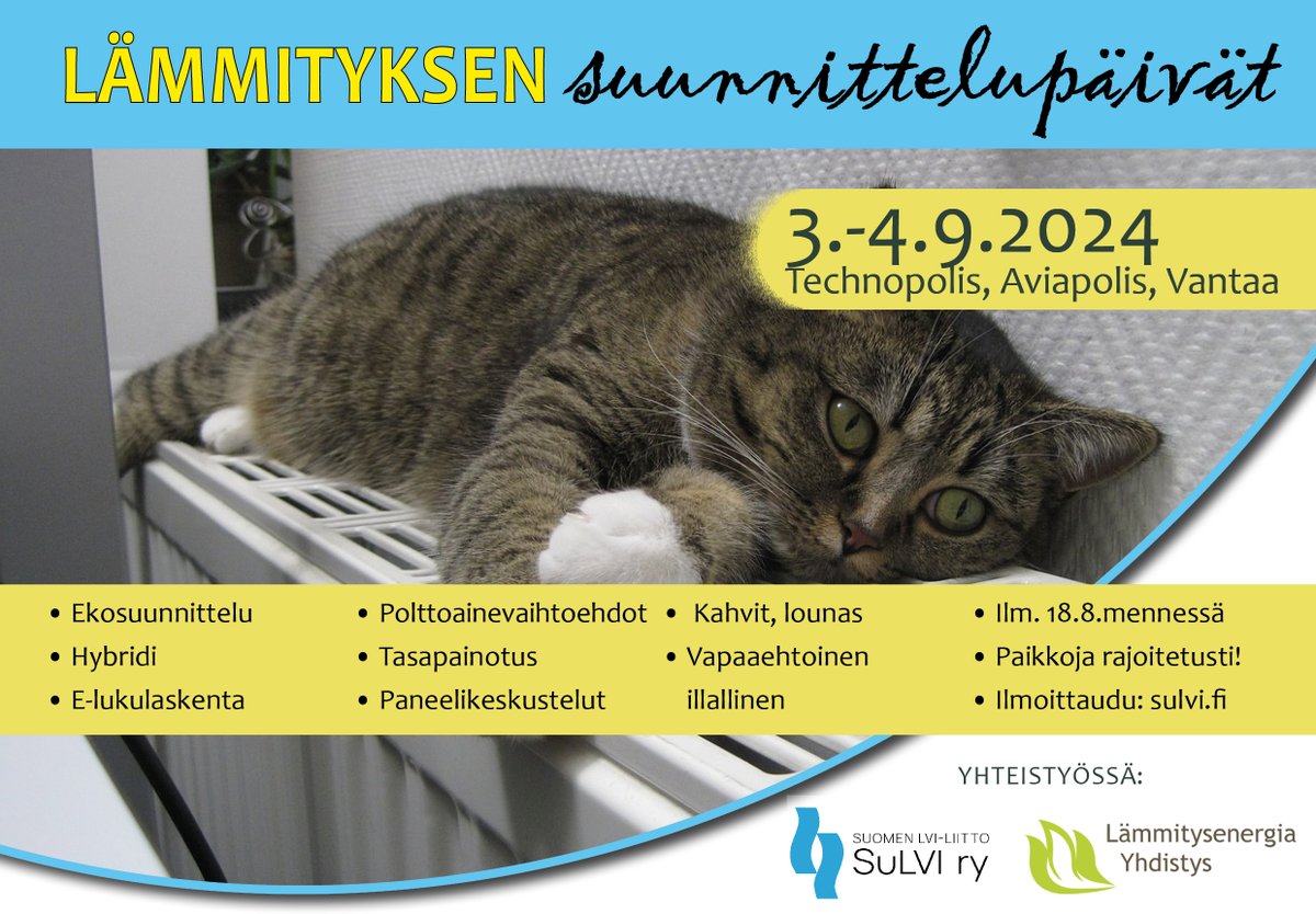 Tänne kannattaa tulla! sulvi.fi/lammityksen-su…