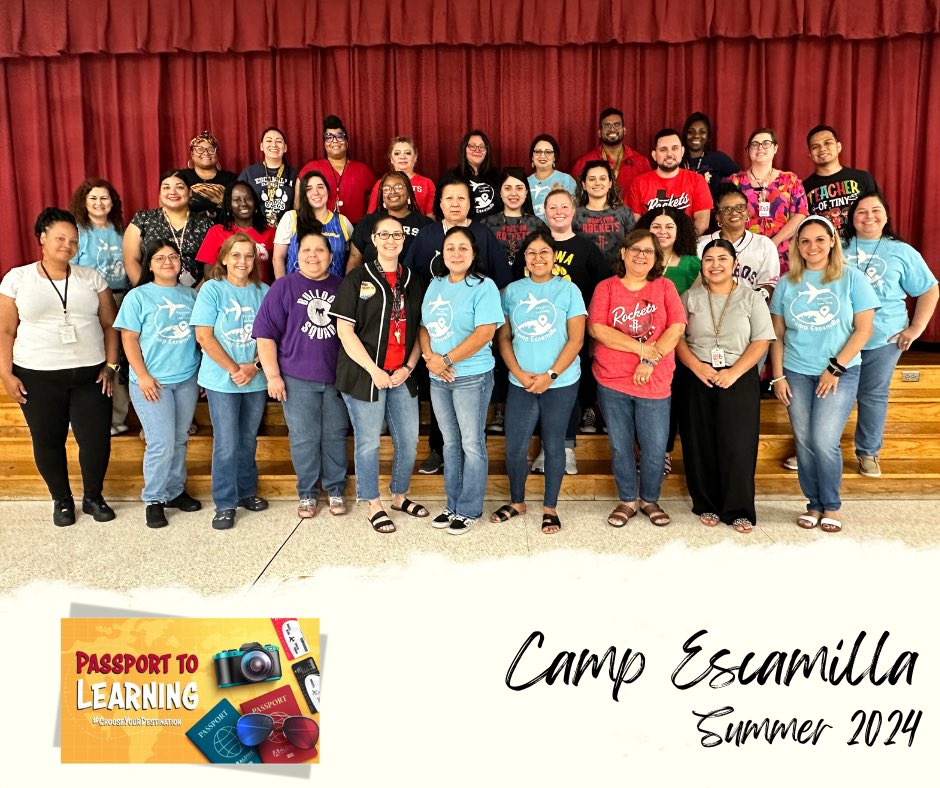 Stephanie Gonzalez (@sgonzalez1010) on Twitter photo That’s a wrap #CampEscamilla! This summer camp was the BEST experience I’ve had! So happy to be your Site Coordinator! Have a great summer break! <a href="/AldineES_Summer/">Aldine ISD Elementary Summer Camp</a> #chooseyourdestination That’s a wrap #CampEscamilla! This summer camp was the BEST experience I’ve had! So happy to be your Site Coordinator! Have a great summer break! <a href="/AldineES_Summer/">Aldine ISD Elementary Summer Camp</a> #chooseyourdestination