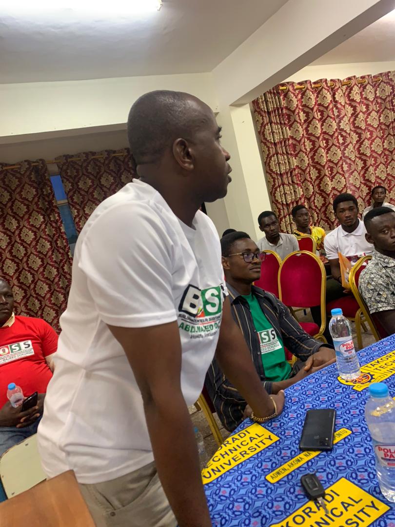 NDCWRYouthWing's tweet photo. Yesterday, the Western Regional Youth Organizer, Youth Working Committee Chairman and other members of the Youth Working Committee joined the Alumni of TEIN Takoradi Technical University for a massive invasion of TTU Campus ahead of today's TEIN General Meeting. 
#YouthPower https://t.co/E7lgtAaXqu