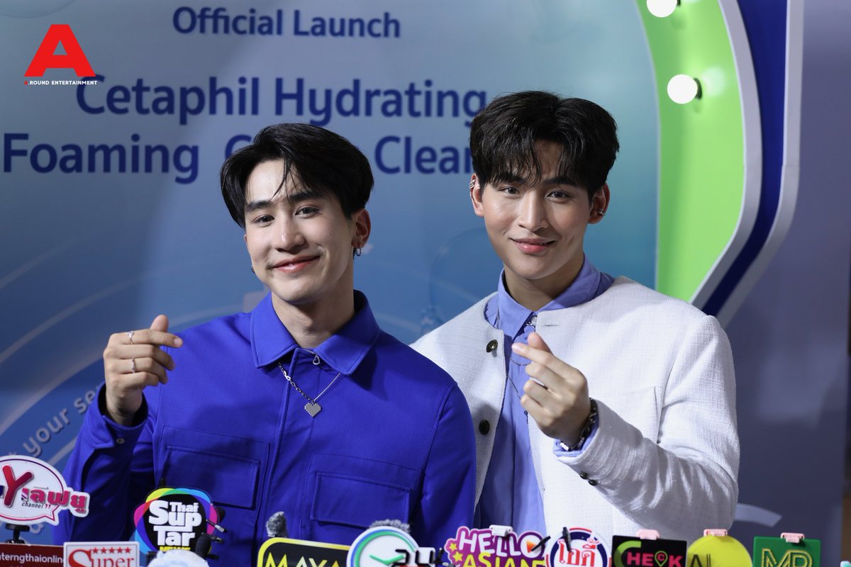 around_ent's tweet photo. “โอห์ม - ไกด์” ช่วงให้สัมภาษณ์ในงานเปิดตัวผลิตภัณฑ์ “Cetaphil Hydrating Foaming Cream Cleanser”
#CetaphilxohmGuide
#เซตาฟิล #CetaphilTH #ผิวGoStrong #ชีวิตGoOn #CetaphilSmartScienceSquare
#OhmThitiwat #GuideKantapon
#โอห์มไกด์ #OhmGuide https://t.co/czZqKDZ4Bw