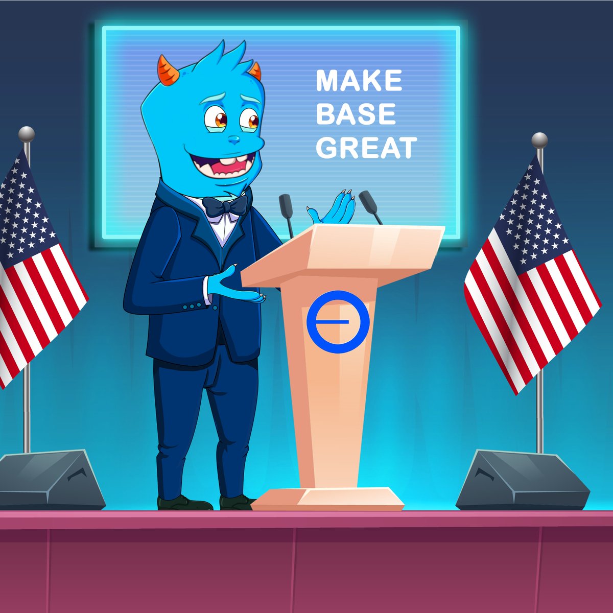 BashiOnBase's tweet photo. #BASHI taking an oath to make @base network's MEME coins great 🏅

@realDonaldTrump 
#Base #Basememecoins #memecoin #presales #PresidentialDebate2024 #Binance #Crypto #MEMECOİNS #AirdropCrypto #AirdropGiveaway https://t.co/8OildPCAG0