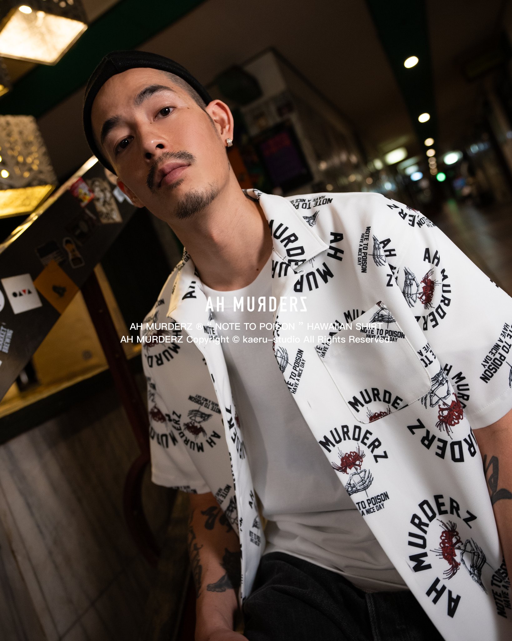 AH MURDERZ Fig One HAWAIIAN SHIRT シャツ AH MURDERZ Fig One HAWAIIAN SHIRT シャツ