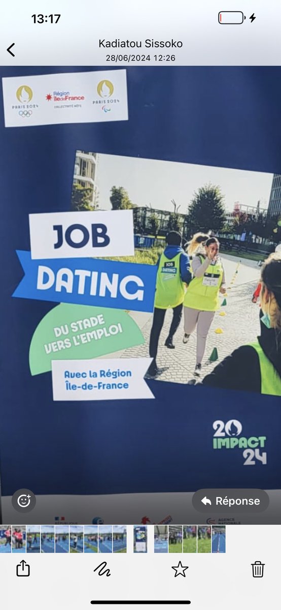 CG_PoleEmploi's tweet photo. #DSVE en Essonne. En partenariat avec la #FFA , la commune de Bondoufle et la région #IDF, l’agence France Travail #EVRY organise le 2ème #DSVE sur notre territoire. https://t.co/wRmb4YOFzW